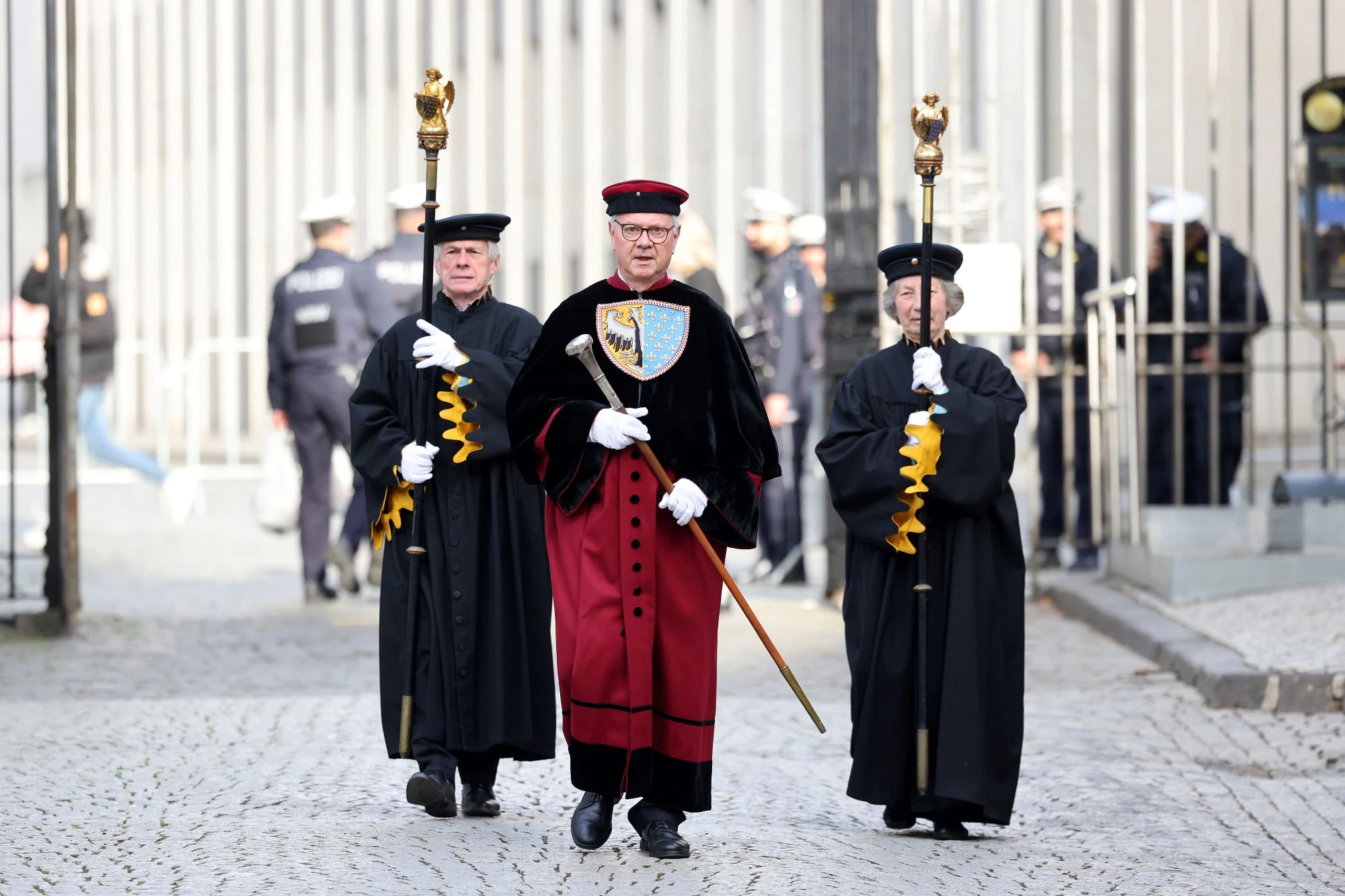 Domschweizer beim Karlspreis 2025
