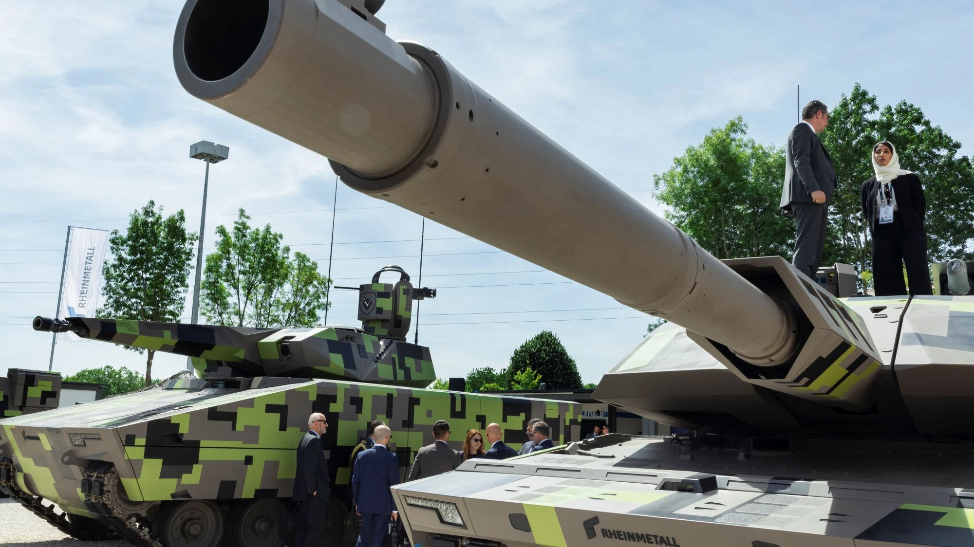 Rheinmetall auf Messe