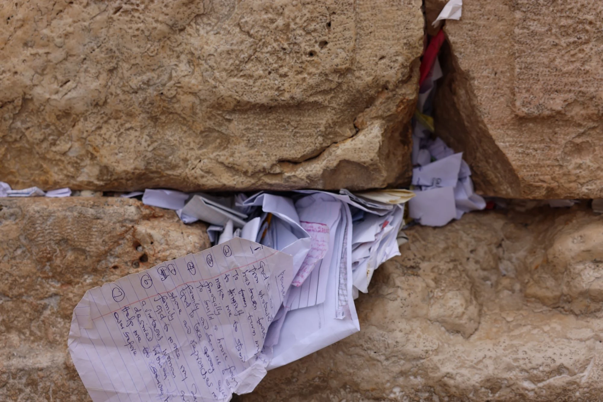 Ratlos Heiliges Land Jerusalem Klagemauer Bitten