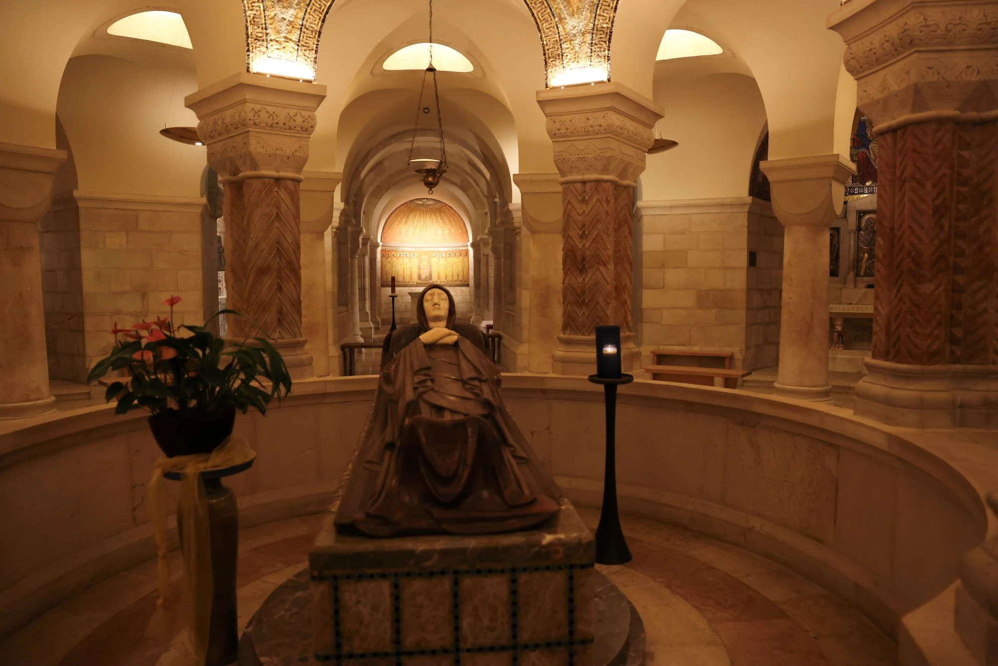Ratlos Heiliges Land Jerusalem Abtei Dormitio Grab Maria